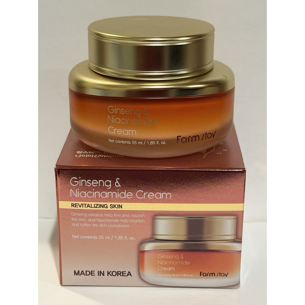 Korean Farm Stay Ginseng & Niacinamide Face Cream Exp. 04/28 Revitalizing Skin